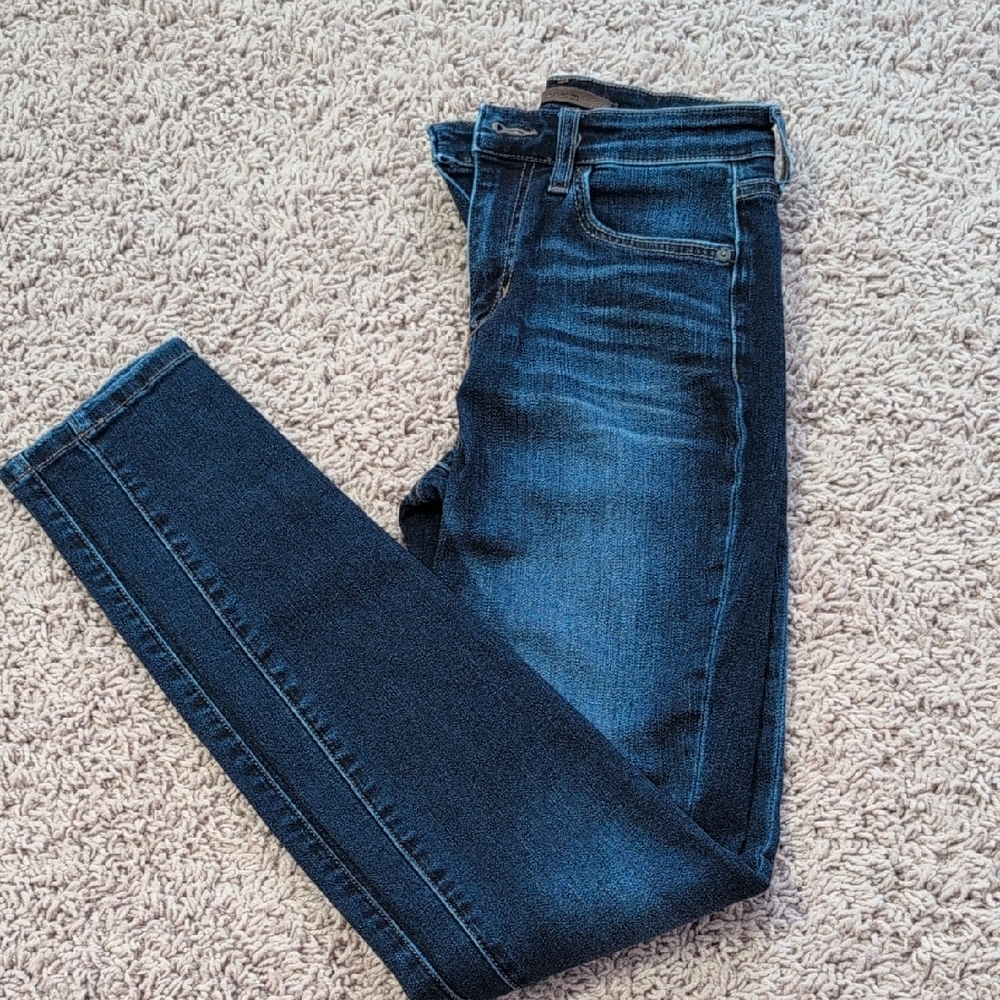 Joe's Jeans High Waisted Skinny Blue Jeans